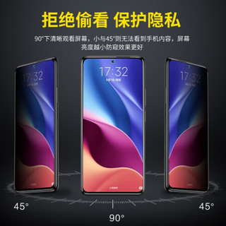 闪魔 小米红米k40pro/k40钢化膜 全屏高清防指纹抗蓝光防爆防刮手机玻璃保护膜  红米k40/k40pro