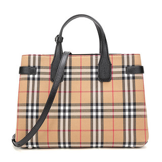 BURBERRY 博柏利 Vintage系列 女士手提包 40769531 黑色 中号