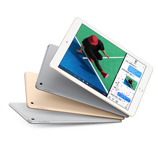Apple 苹果 iPad 2017款 9.7英寸 平板电脑 (2048x1536、A9、2GB、32GB、WiFi、金色、MPGT2CH/A)
