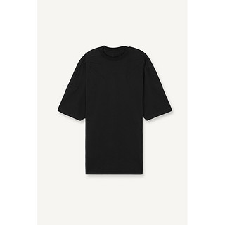 Rick Owens 2021春季男黑色宽松棉质T恤NAP/NET-A-PORTER（S、黑色）