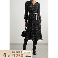 MICHAEL Michael Kors 2021春季女长袖中长款法式连衣裙NAP