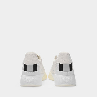Stella McCartney Loop 黑白植鞣皮运动鞋（IT41、白色）