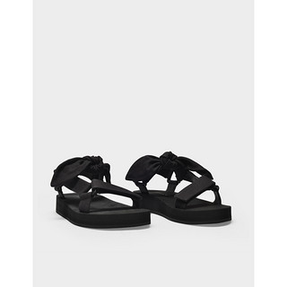 Loeffler Randall Maisie Sport 多色帆布凉鞋（EU37、黑色）