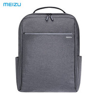 魅族（MEIZU）双肩包电脑包15.6英寸男女商务背包旅行包休闲防泼水书包笔记本电脑包 灰色
