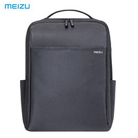 魅族（MEIZU）双肩包电脑包15.6英寸男女商务背包旅行包休闲防泼水书包笔记本电脑包 黑色