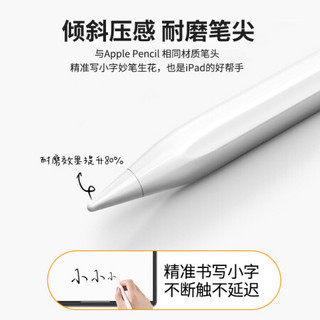 BASEUS 倍思 ipad电容笔 apple pencil触控倾斜压感手写笔绘画笔+类纸膜2021新款iPadAir10.9/pro11英寸专业绘图套装