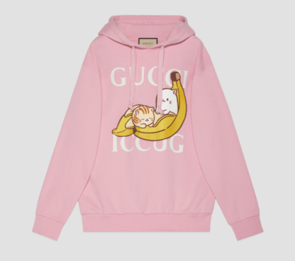GUCCI 古驰 x Bananya联名 印花棉质T恤