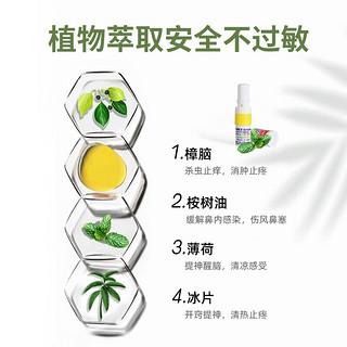 八仙筒泰国鼻通棒POY-SIAN学生防瞌睡鼻吸清凉醒神棒鼻塞薄荷油通鼻棒开车提神棒舒缓止痒液 六支装