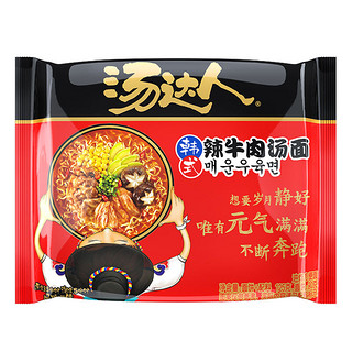 汤达人 韩式辣牛肉汤面 125g*5袋