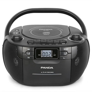 熊猫（PANDA） 熊猫107便携收音机磁带CD播放机录音机多功能面包机英语小型播放器收录卡带光碟 CCD107标配+8GTF