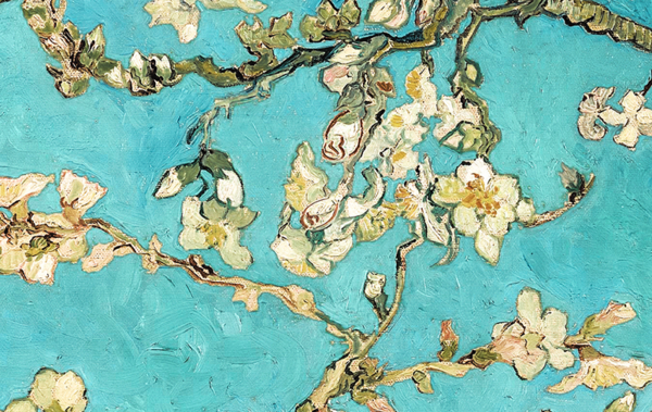 橙舍梵高油画杏花66x76cm油画布装饰画