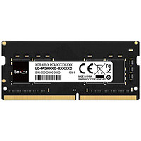 Lexar 雷克沙 DDR4-2666MHz 16GB 笔记本内存条 单条