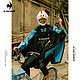 le coq sportif 乐卡克 哈啰乐卡克法国公鸡鸡车联盟骑行带帽梭织外套男士