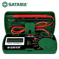 SATA 世达 数字防烧万用表迷你小型袖珍高精度电表笔万用表数显DY03001 DY03001