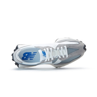 new balance 327系列 中性休闲运动鞋 MS327LAB 灰色/白色 39.5
