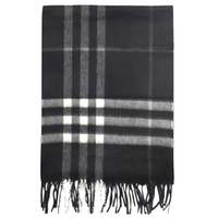 BURBERRY 博柏利 男女款羊绒围巾 40305001 黑色 168*30cm