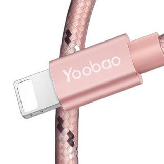 Yoobao 羽博 苹果Lightning接口 数据线 1m 金钱豹 两条装