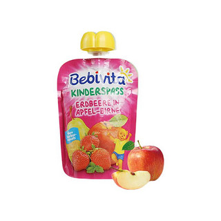 Bebivita 贝唯他 果泥 德版 3段 苹果梨草莓味 90g