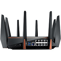 华硕 ASUSGT-AC5300高速智能三频无线AC5300M千兆企业级路由器穿墙