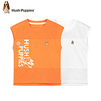 Hush Puppies 暇步士 童装夏季新款儿童背心时尚印花男童印花背心