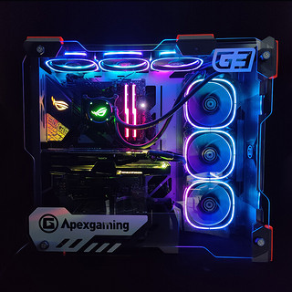 Apexgaming 艾湃电竞 G3 RGB ATX机箱 侧透 灰色