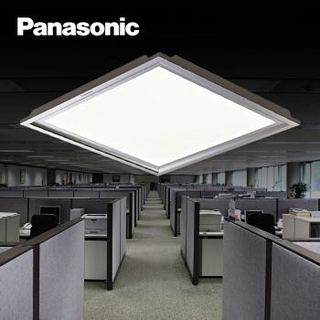 Panasonic 松下 灯具 集成吊顶LED厨房灯平板灯 吸顶灯 10W白光白色边框300*300