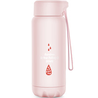 unibott 优道 保温杯 可乐瓶款 350ml 水滴粉