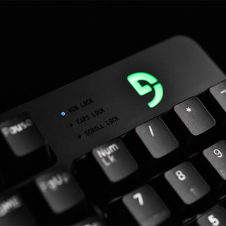 fühlen 富勒 G900S 幻彩版 104键 有线机械键盘 黑色 Cherry青轴 RGB