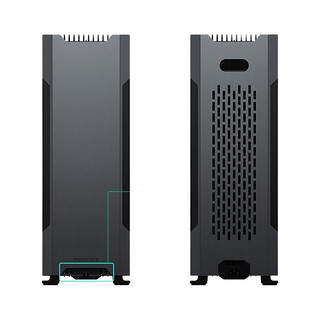 PHANTEKS 追风者 217E V2 MINI-ITX机箱 半侧透 黑色