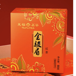 TenFu\'s TEA 天福茗茶 金骏眉 55g*4盒 雅韵雅致礼盒装