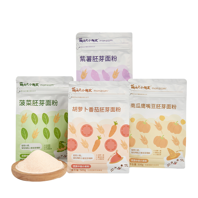 momzoom 萌天天小朋友 胚芽面粉