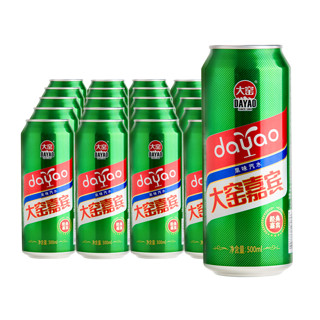 大窑 嘉宾 果味汽水 绿罐 500ml*20罐