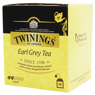 TWININGS 川宁 红茶 豪门伯爵红茶波兰进口其他红茶20g(10包)袋泡茶效期至25
