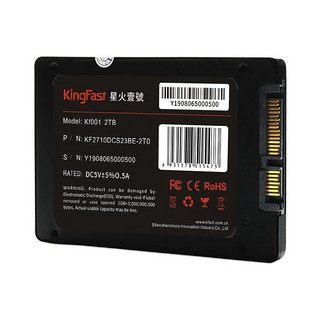 KingFast 金速 KF001 SATA 固态硬盘 2TB (SATA3.0)