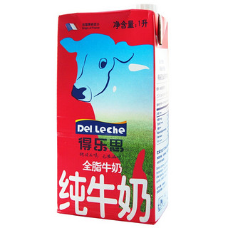 DelLeche 得乐思 全脂纯牛奶 1L