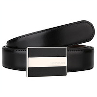 MONTBLANC 万宝龙 经典当代系列 男士平滑扣牛皮腰带 112962 黑色 120
