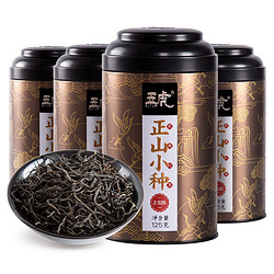 WU HU 五虎 正宗正山小种红茶茶叶武夷山特级浓香型罐装500g