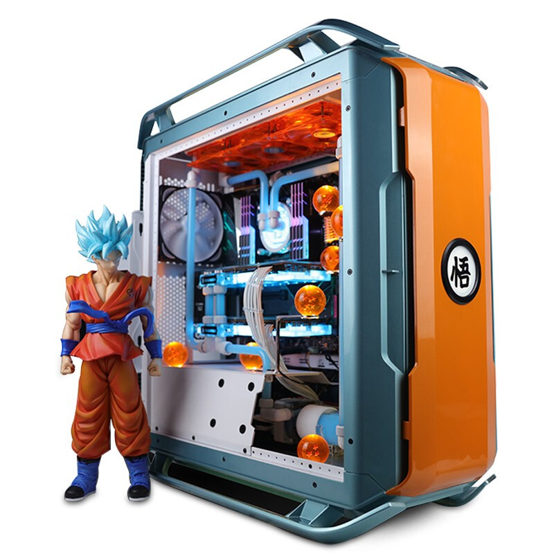 FUXK COSMOS C700P RGB E-ATX机箱 半侧透 橙色