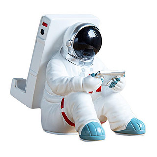 上凯 坐姿宇航员 手机支架 白色