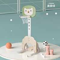mloong 曼龙 儿童篮球架可升降篮球框投篮架投篮球类玩具 雀湖绿
