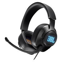 JBL 杰宝 QUANTUM400 耳罩式头戴式动圈有线耳机 黑色 3.5mm