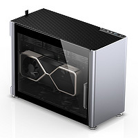 JONSBO 乔思伯 JONSPLUS i100 Pro MINI-ITX机箱 半侧透 黑色