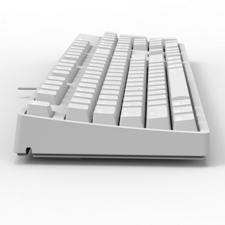GANSS 迦斯 GS104D 104键 蓝牙双模机械键盘 白色 Cherry黑轴 单光