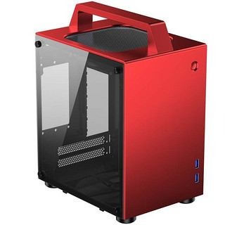 JONSBO 乔思伯 T8 MINI-ITX机箱 侧透 红色