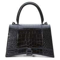 BALENCIAGA 巴黎世家 女士牛皮革手提包 黑色 中号