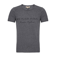 BURBERRY 博柏利 男士圆领短袖T恤 40507501 中调麻灰 L