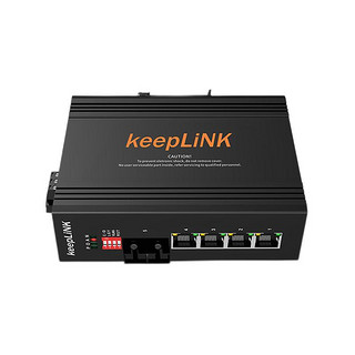 keepLINK KP-9000-65-1GX4GP-SC20 1光口+4电口 千兆POE交换机