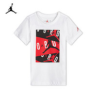 NIKE 耐克 Nike Air Jordan 耐克童装2021夏季新款男童短袖T恤儿童纯棉上衣T袖