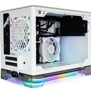 InWin 迎广 A1 Lite RGB MINI-ITX机箱 半侧透 白色