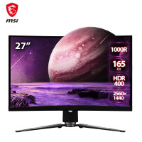 MSI 微星 273CQR 27英寸曲面显示器（1560*1440、165Hz、1000R、HDR400）